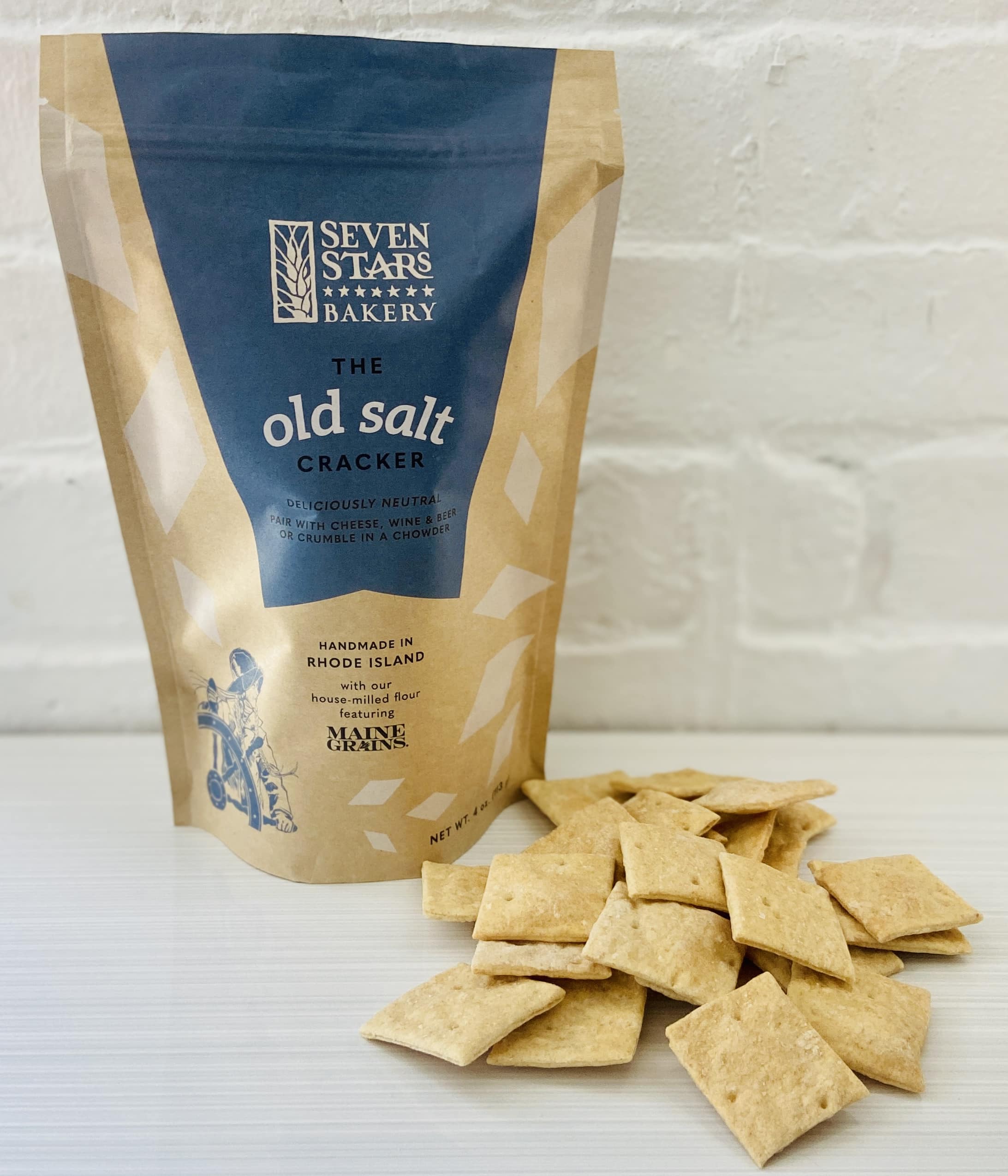 Old salt crackers perfect with soup