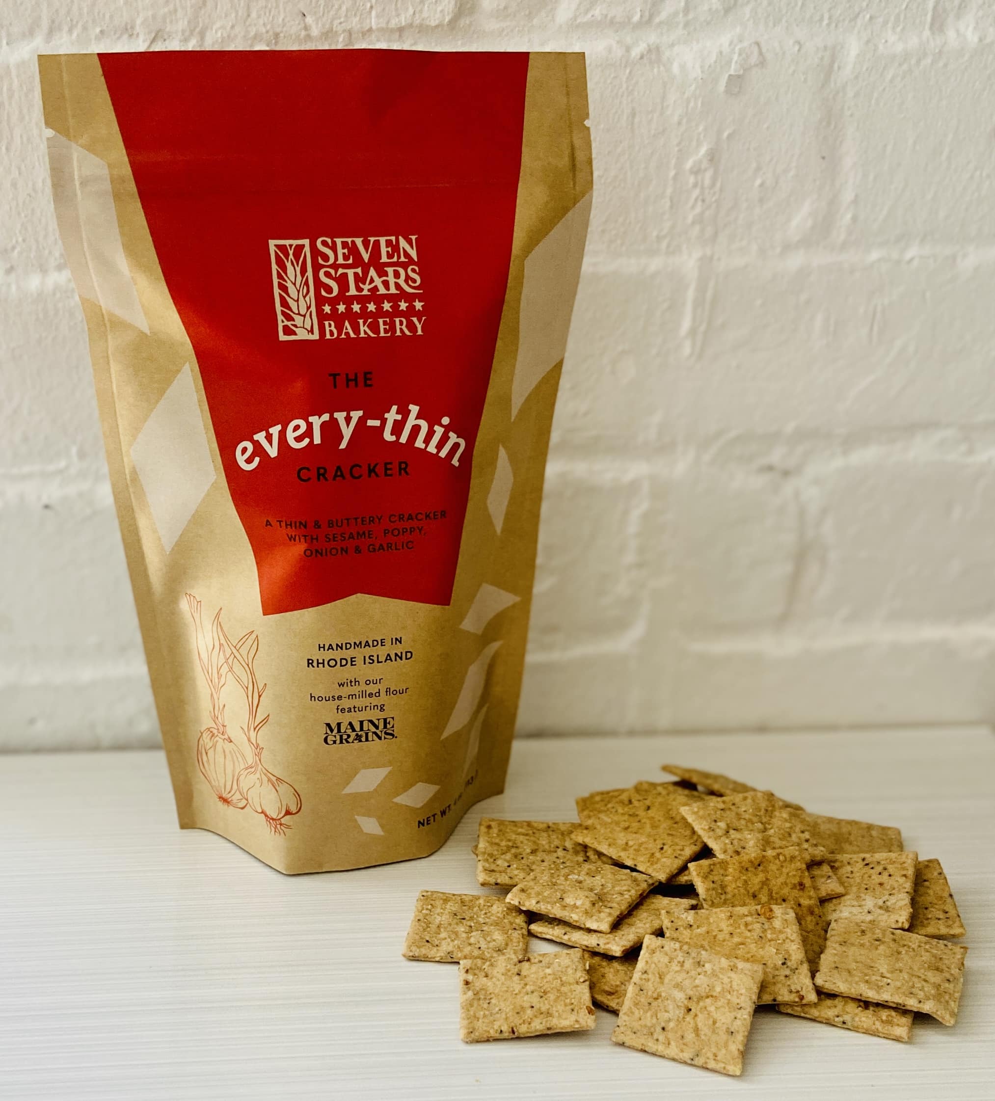 Every-thin crackers taste like everything bagel seasoning
